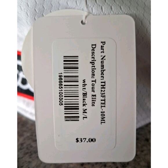 Titleist Tour ELITE Golf Hat FJ Pro V1 Fitted A-Flex MED/LARGE Wht/BLK Cap - Picture 4 of 6